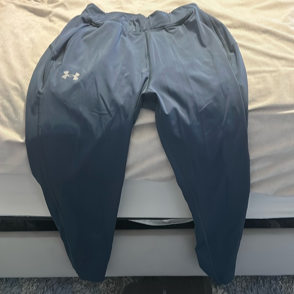Under armour blue heat gear pants